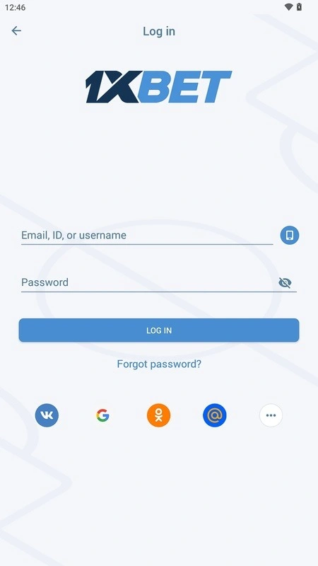 Screenshot 1 of 1xBet app