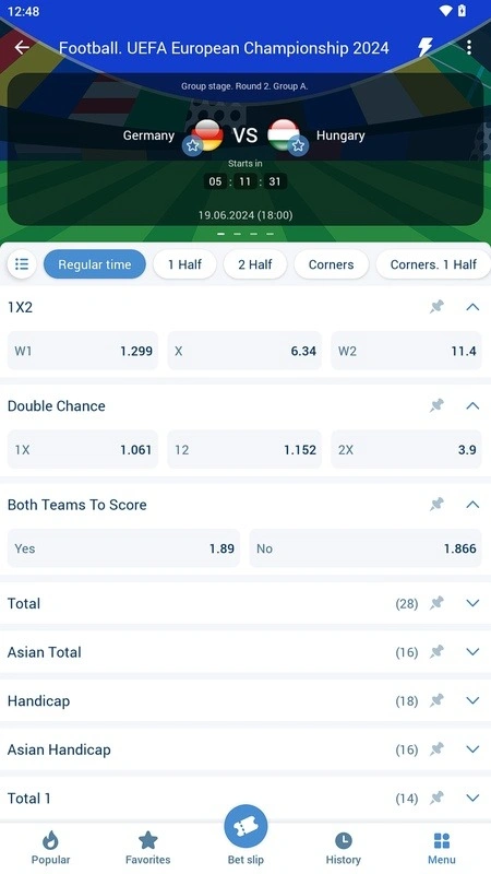 Screenshot 3 of 1xBet app