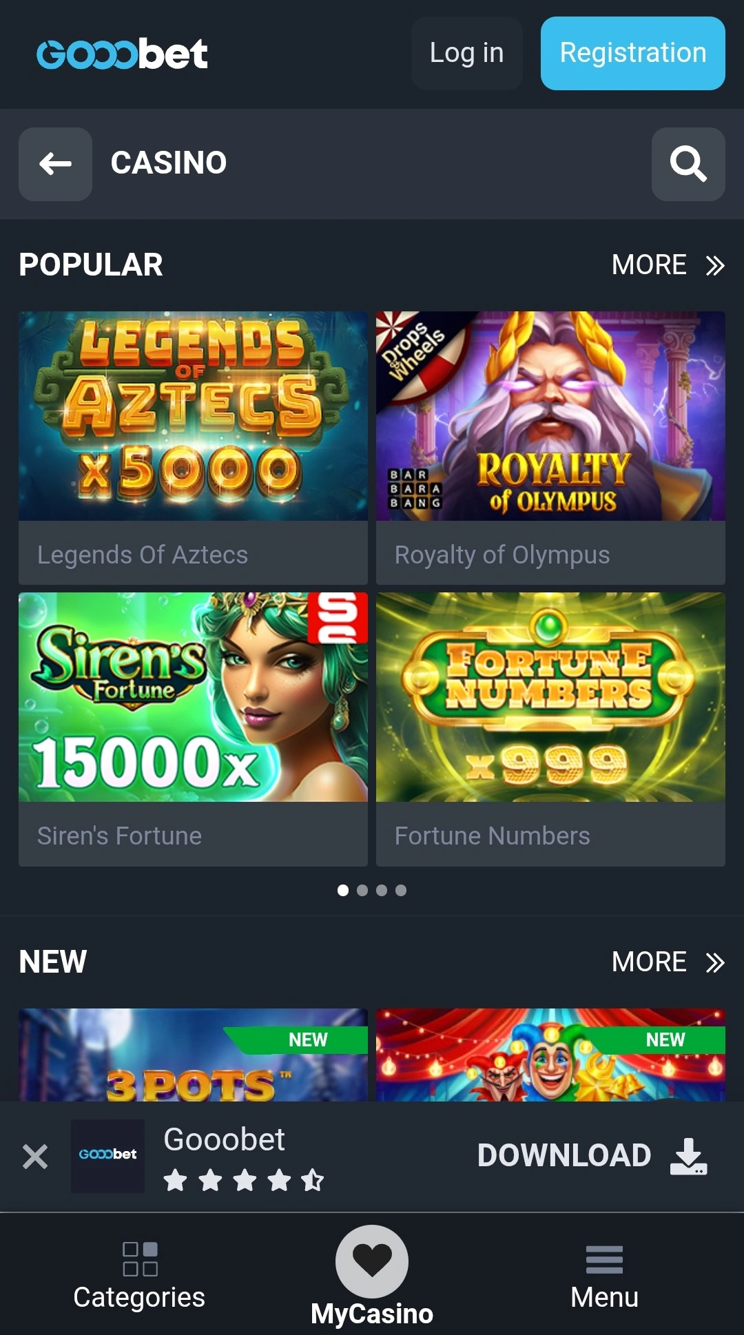 Screenshot 2 of Gooobet app