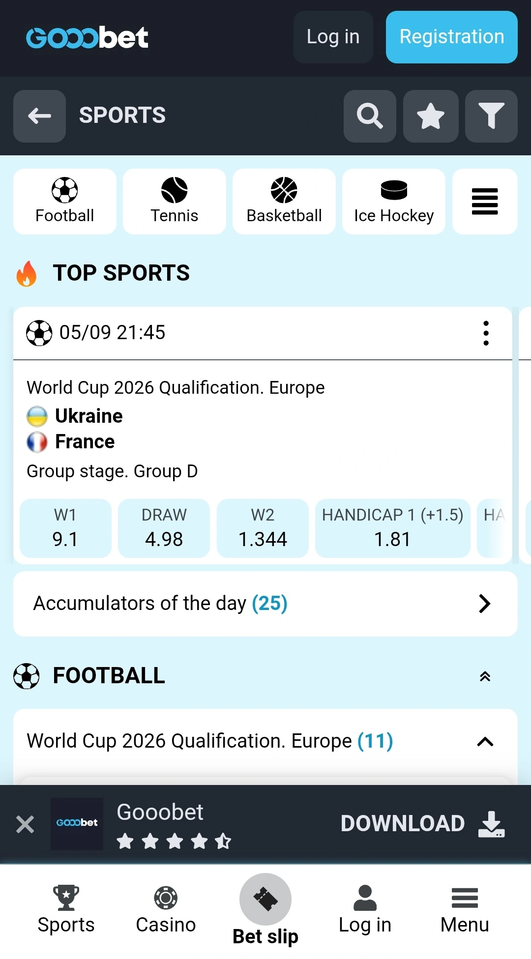 Screenshot 3 of Gooobet app