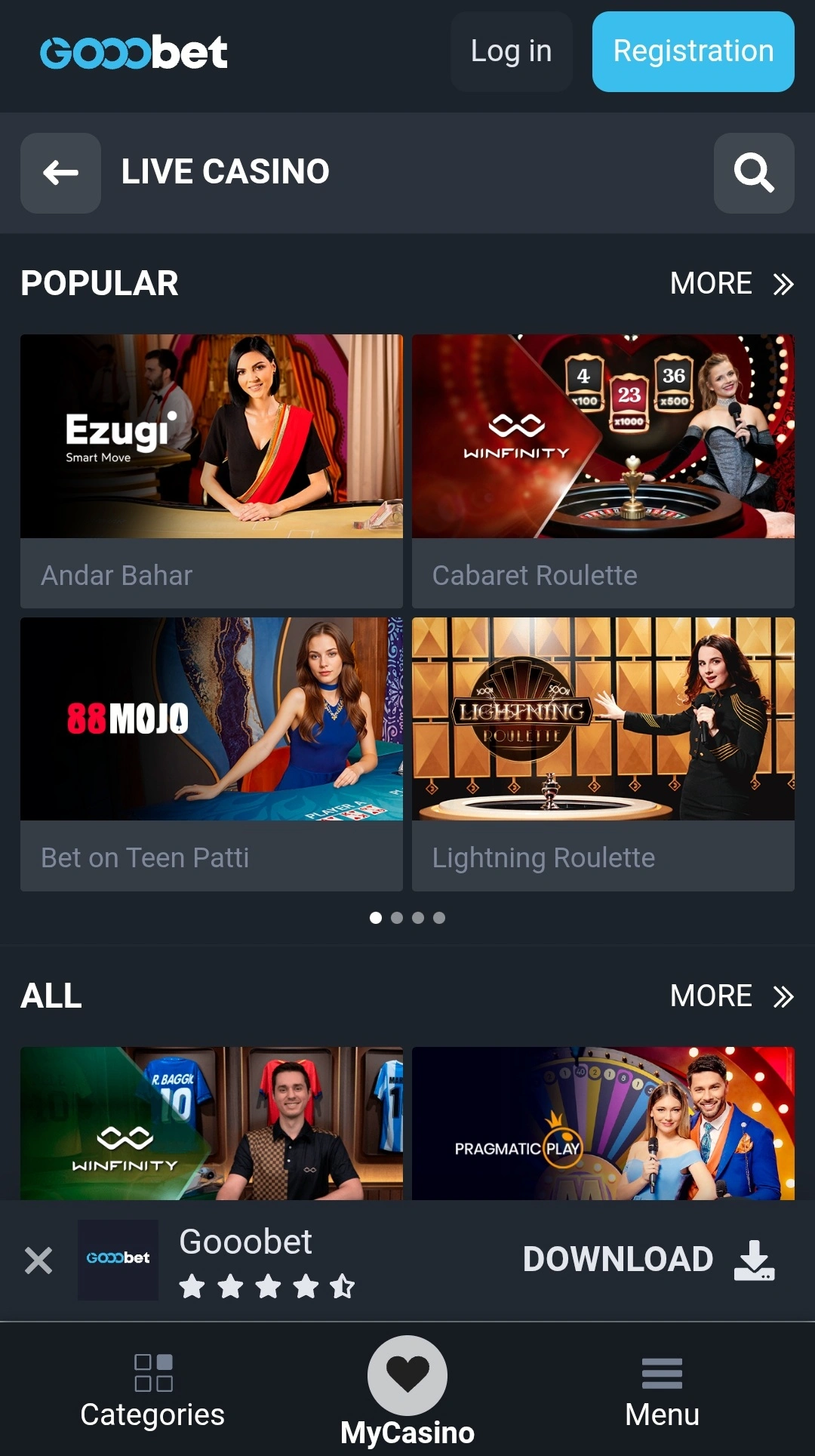 Screenshot 5 of Gooobet app